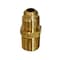 Homeplus+ ATC 5/16 in. Flare X 1/4 in. D Male Brass Adapter 6JC120110701066 - alternate 2